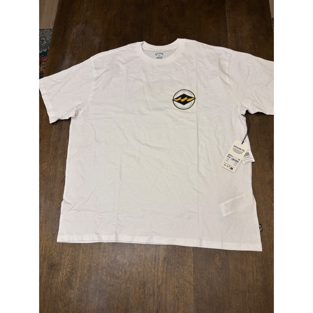 Billabong Mens Rotor Diamond SS Regular Tee White ABYZT02533 XXL New